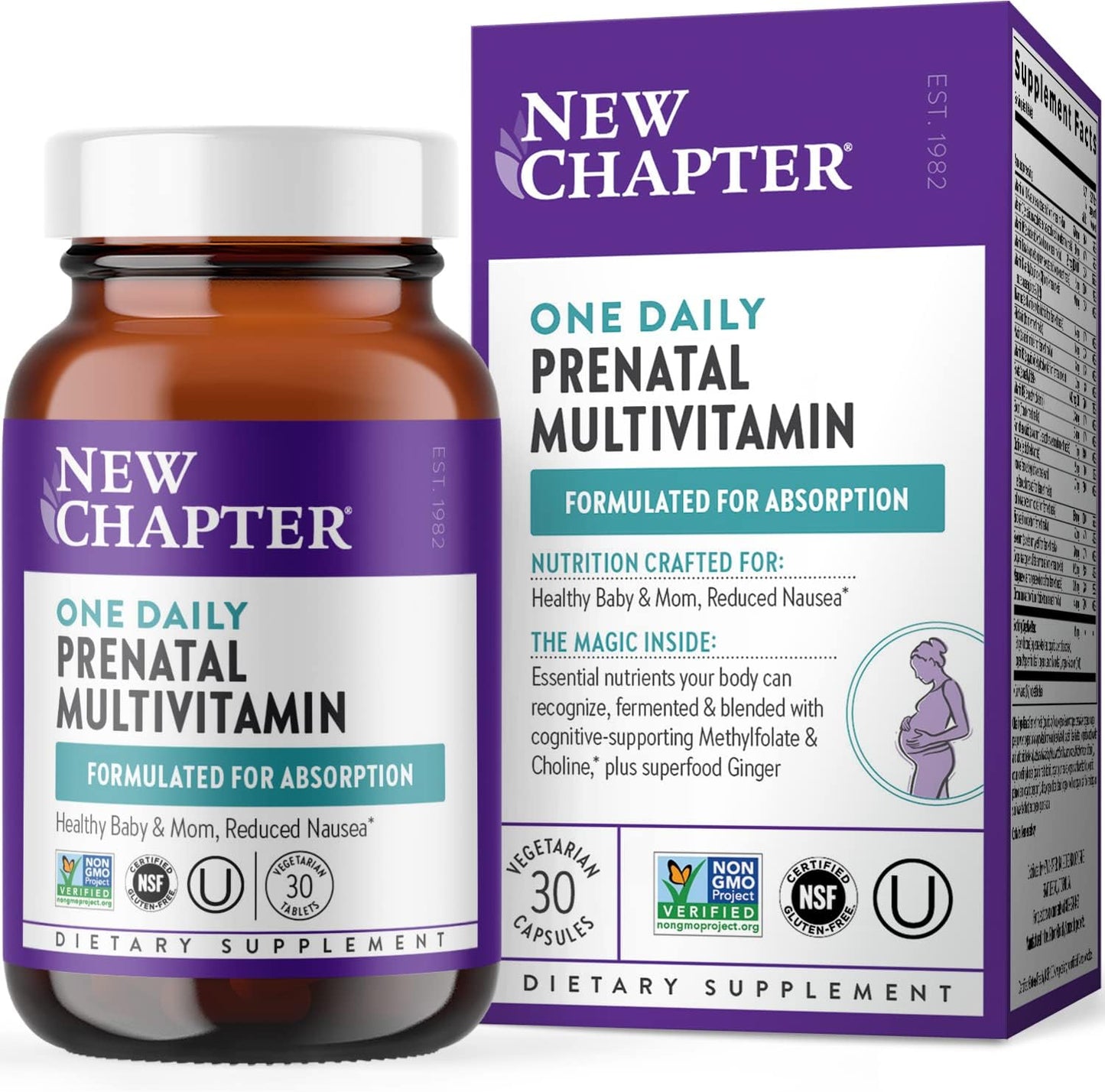 New Chapter Prenatal  Multivitamin  - 30 Count