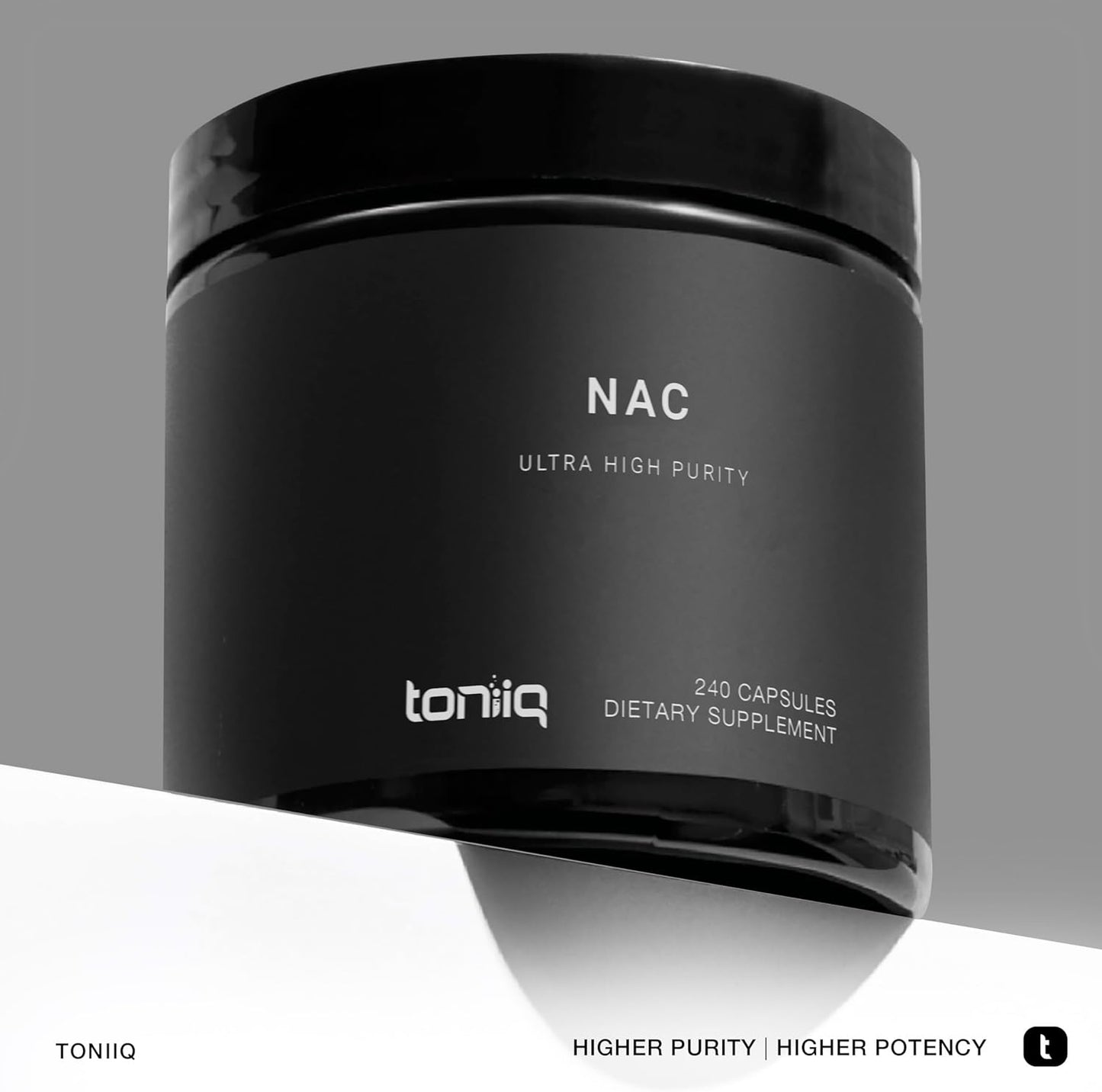 Toniiq 1300mg NAC - 4 Month Supply - Min. 98%+ Tested Purity -240 capsules