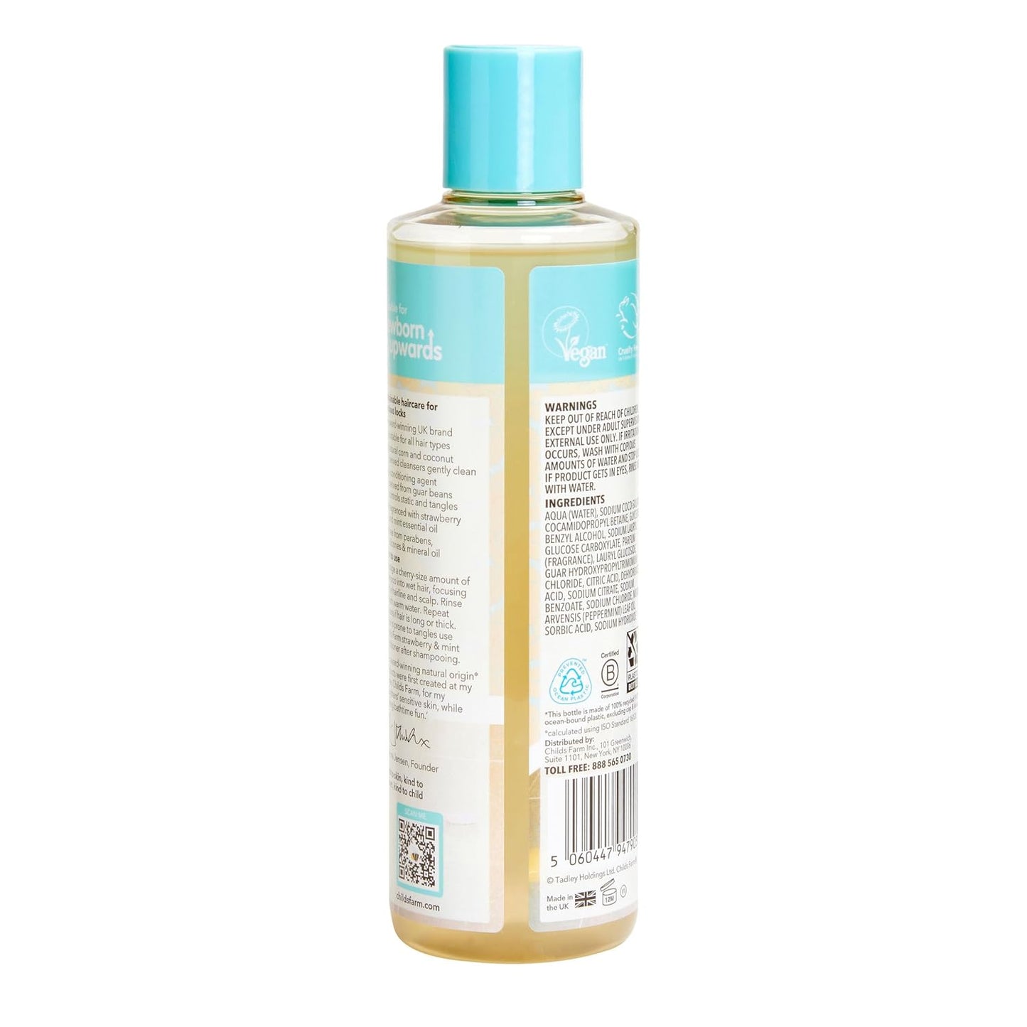 Childs Farm, Kids Shampoo for Dry,Strawberry & Organic - 8.4 Fl Oz