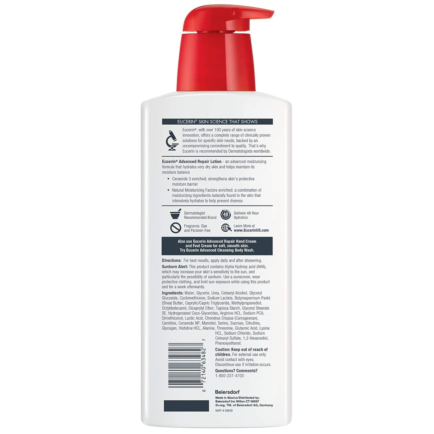 Eucerin Advanced Repair Lotion - 16.9 fl. oz.