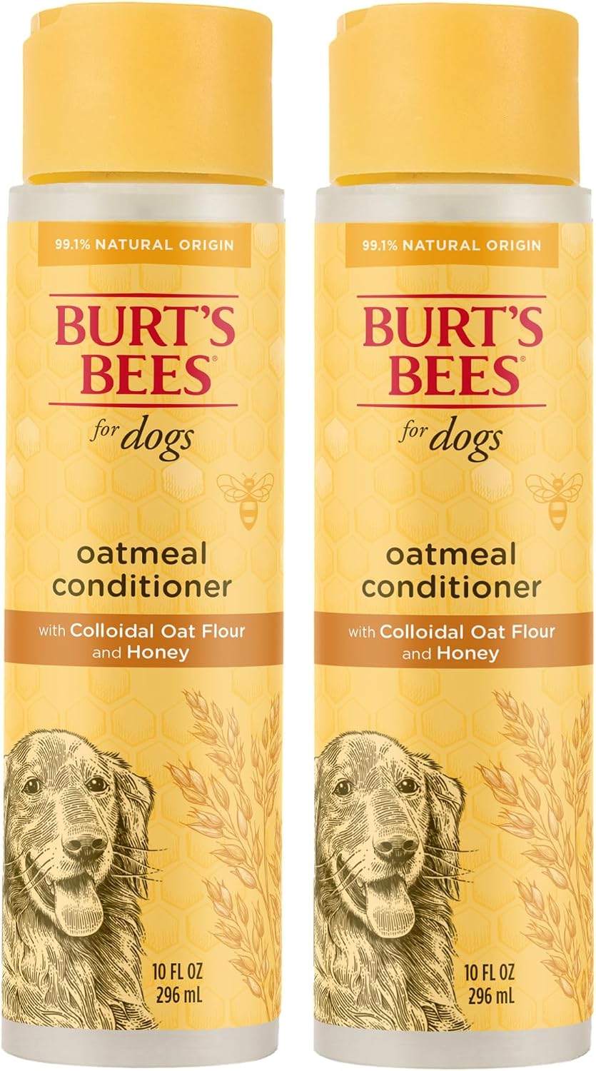 BURT'S BEES FOR PETS Oatmeal Dog Conditioner - 10 Fl Oz - 2 Pack