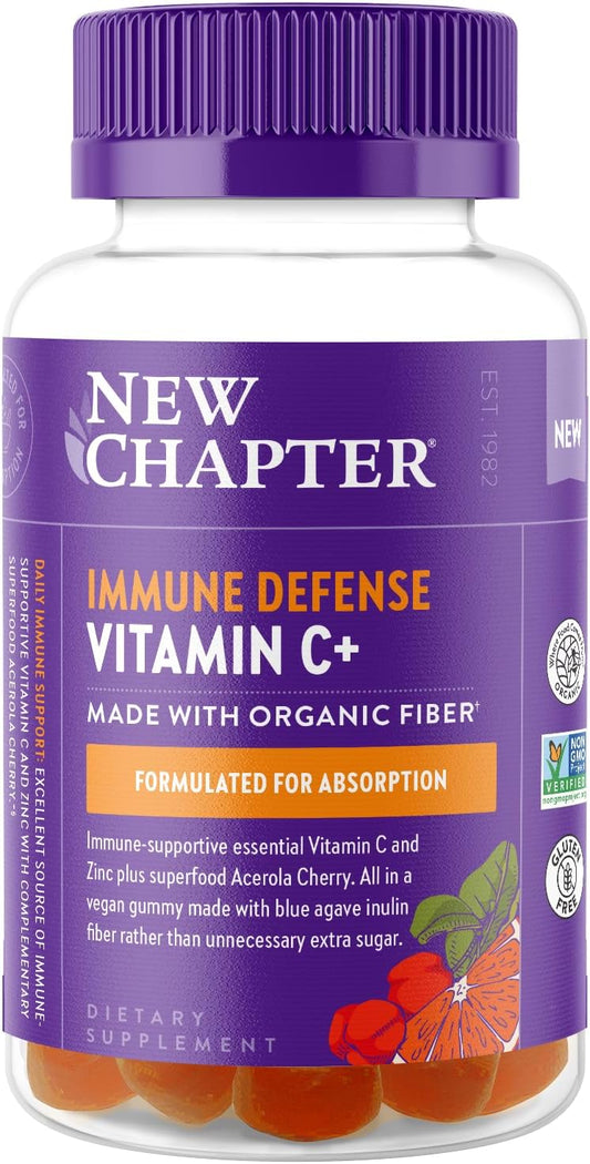 New Chapter Vitamin C+ Gummies - Citrus Flavored, 60ct