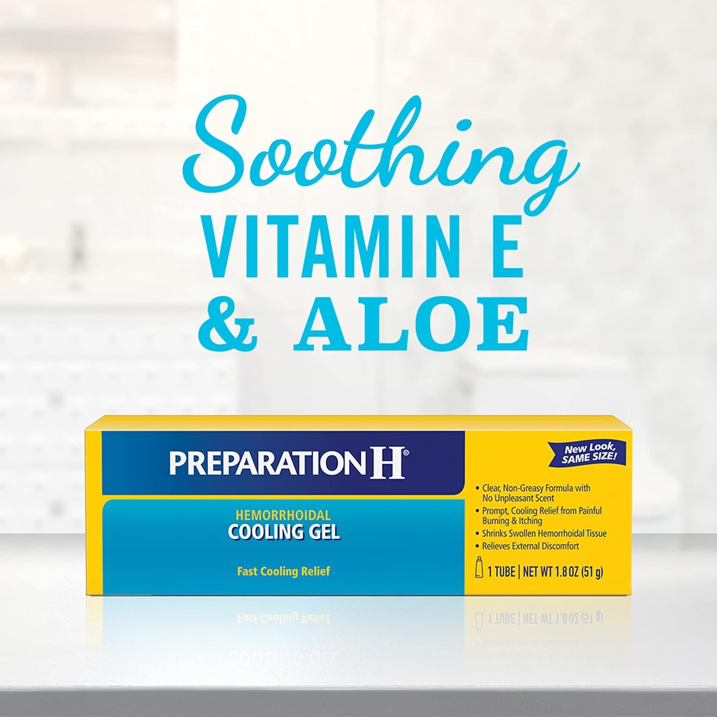 Preparation H Hemorrhoid Symptom Treatment Cream, Cooling Gel -0.9  oz
