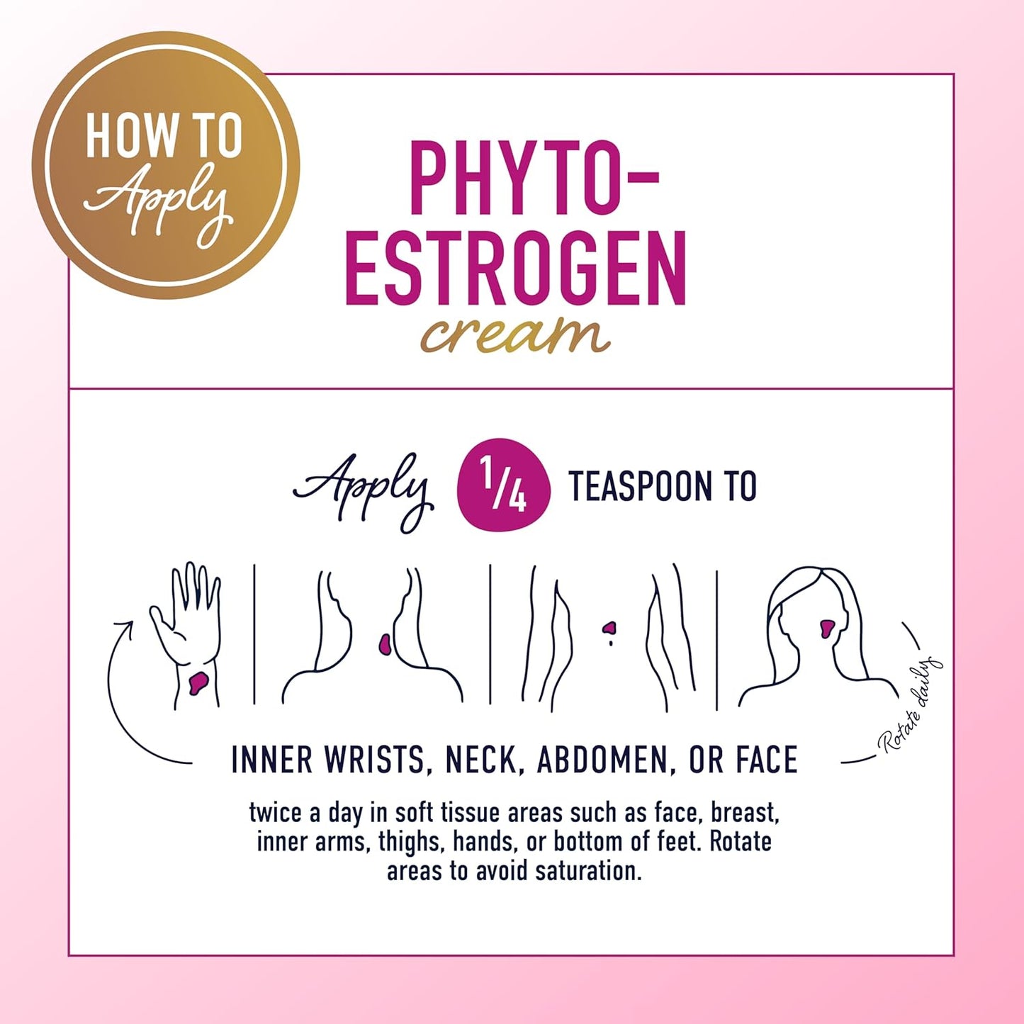 Phyto Estrogen Cream for Women | Plant Based Hot Flash, Menopause 4OZ