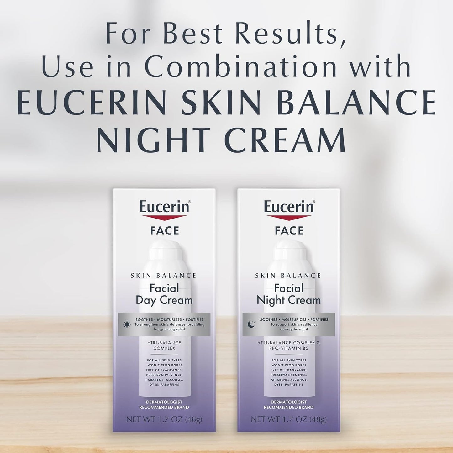 Eucerin Skin Balance Day Cream, with Tri-Balance Complex, 1.7 Oz Bottle