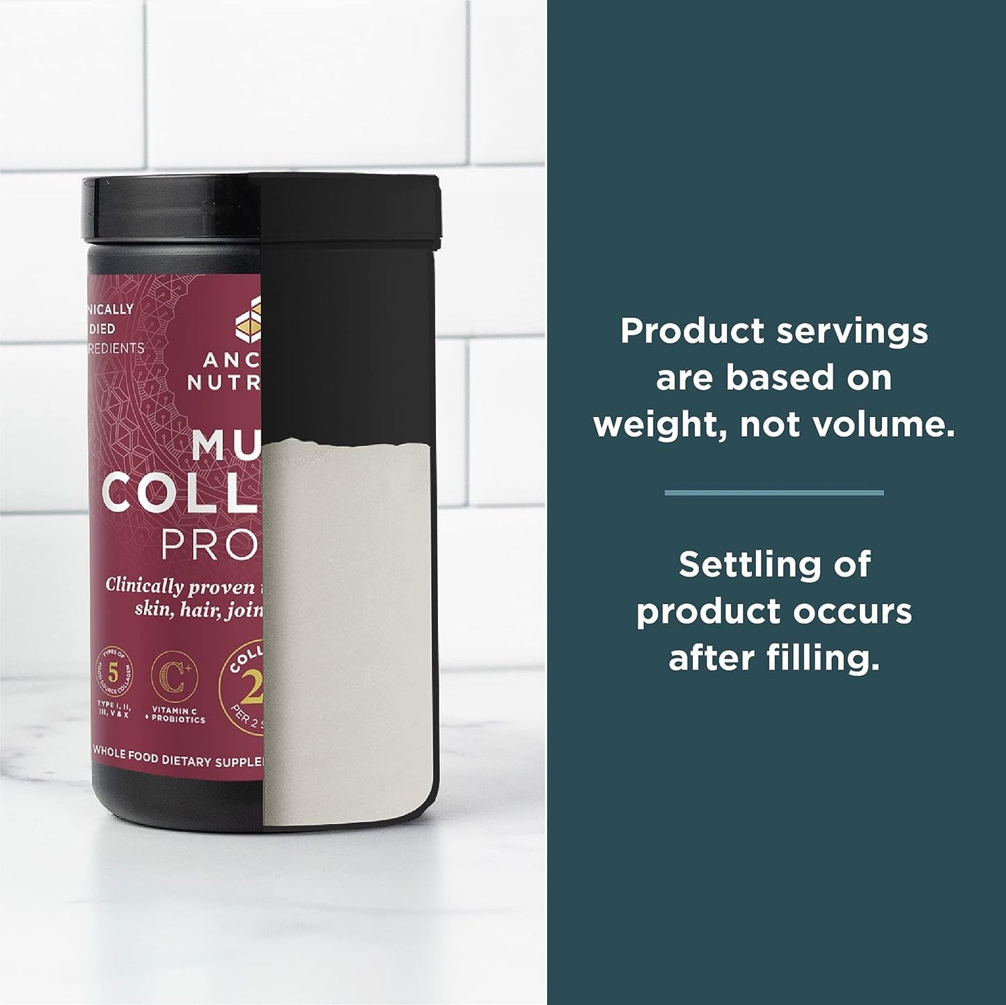 Ancient Nutrition Collagen Powder Protein  Supports Skin and Nails