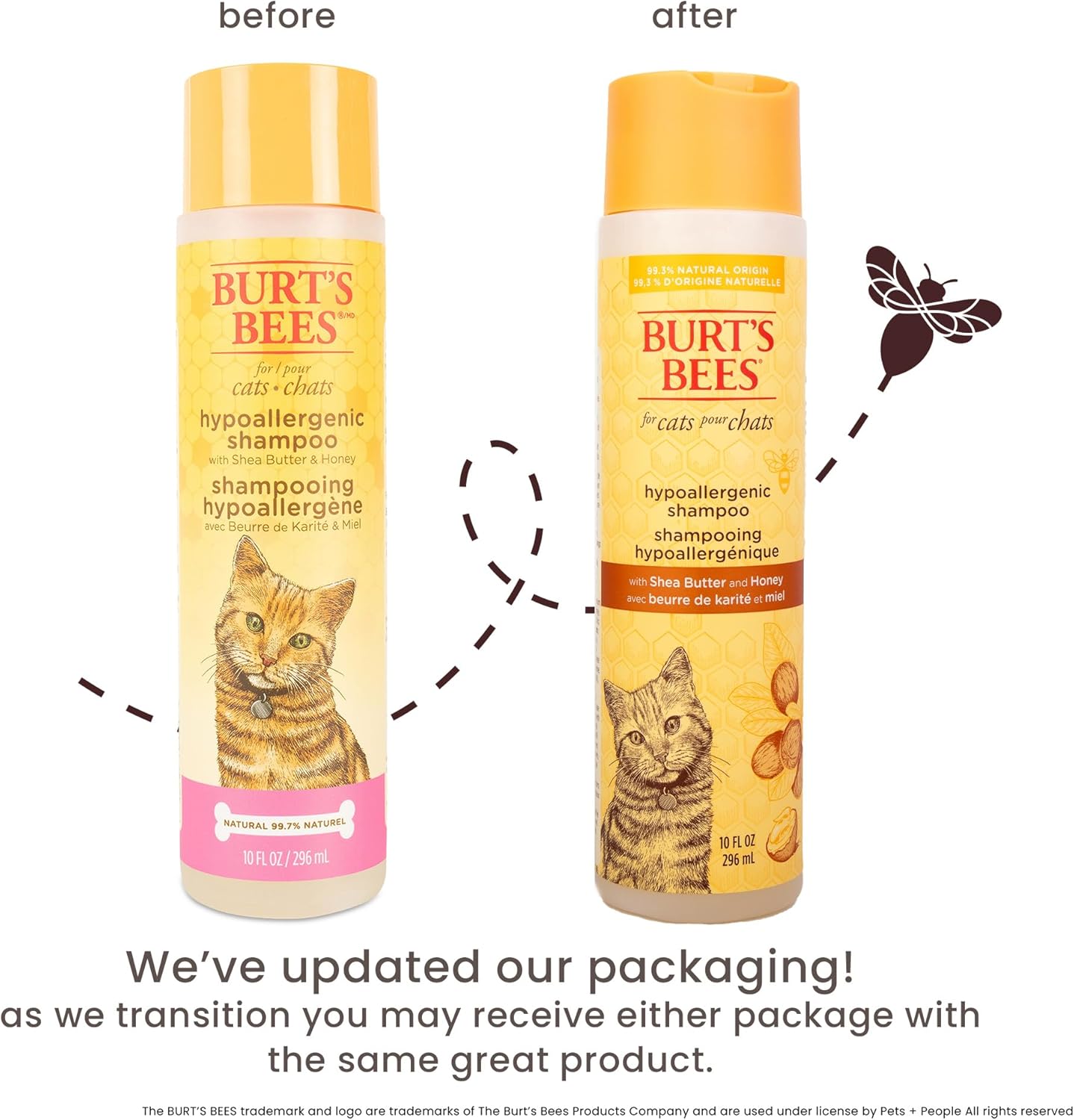 Burt's Bees for Pets Hypoallergenic Cat Shampoo - 10 Fl Oz