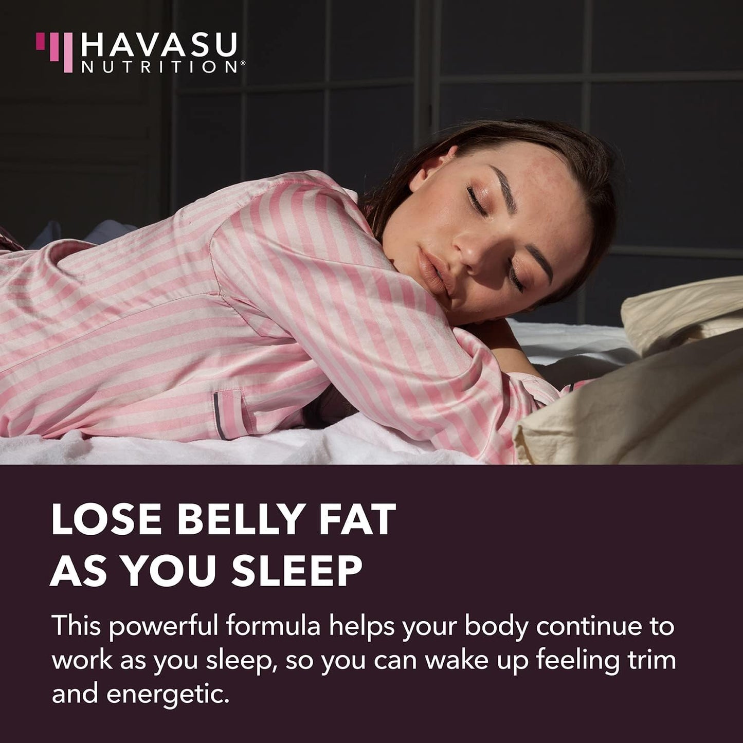 HAVASU NUTRITION Night Time Fat Burner Weight Loss Pills for Women 60 count