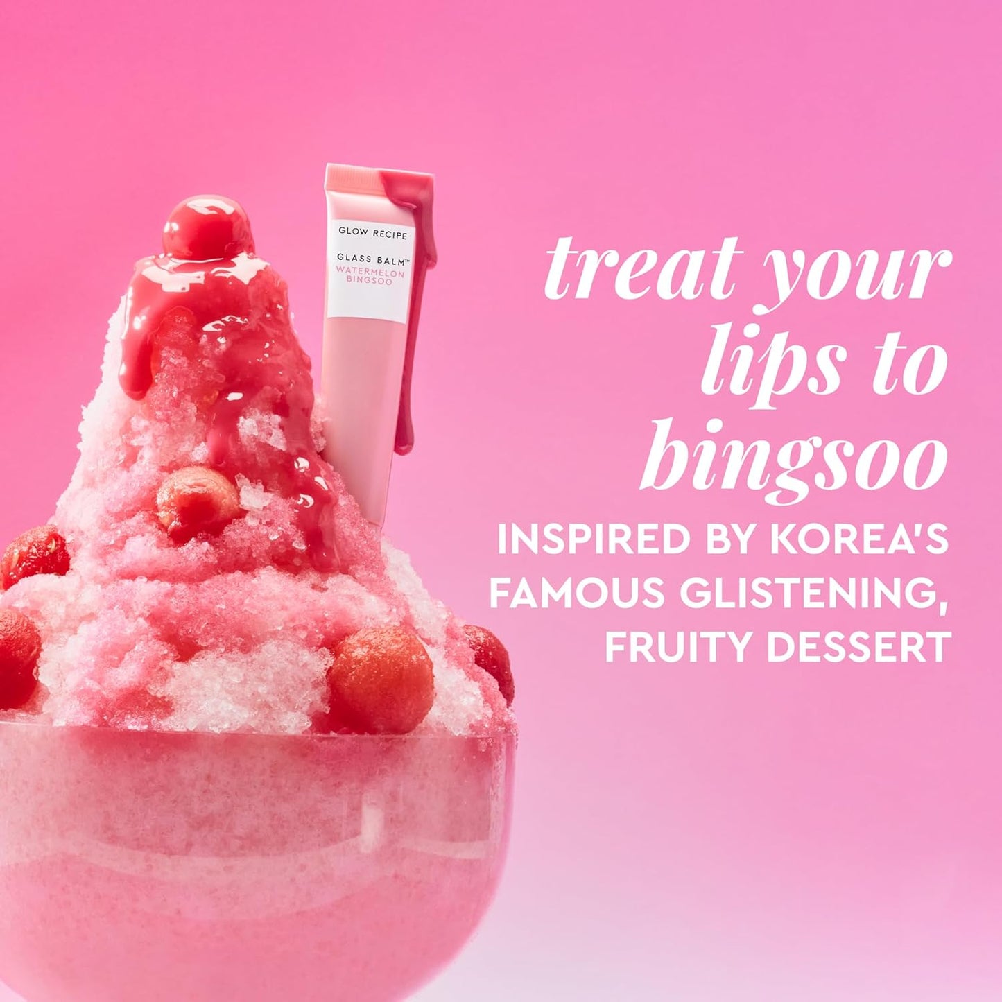 Glow Recipe Glass Balm Lip Treatment Watermelon Bingsoo  - 15 ml