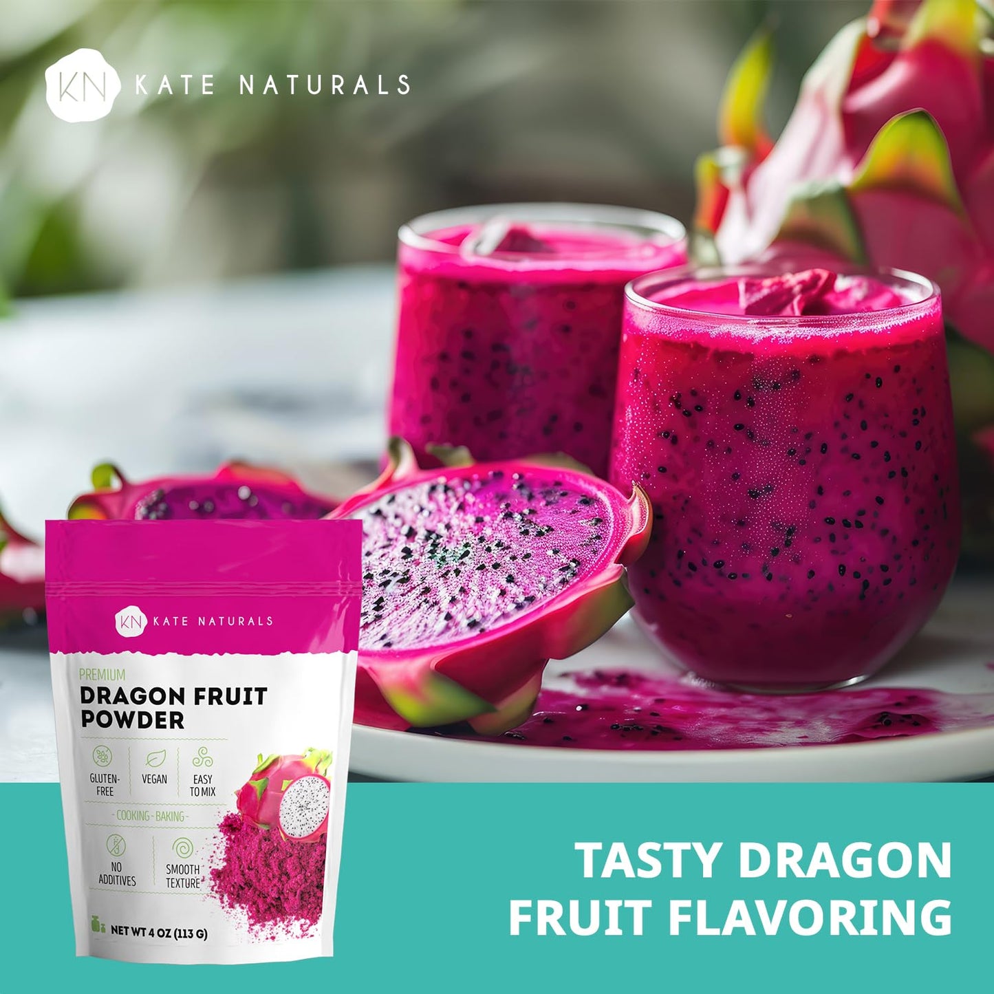Kate Naturals Dragon Fruit Powder - 4oz