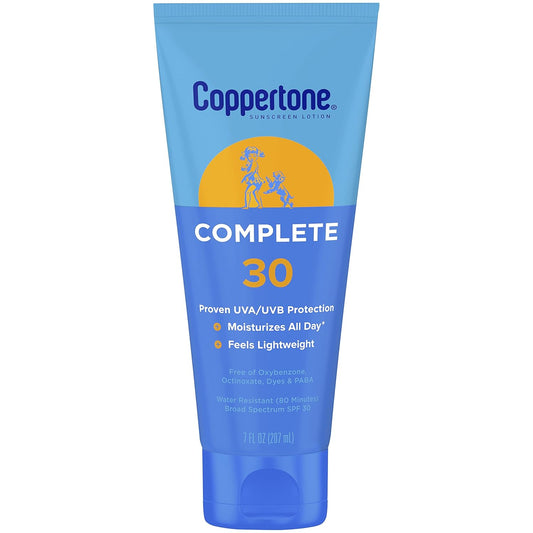 Coppertone Complete Sunscreen Lotion SPF 30 ,7 Fl Oz
