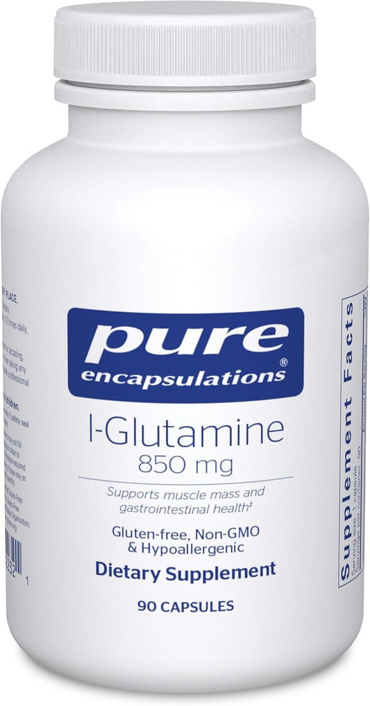 Pure Encapsulations L-Glutamine 850 mg -  90 Capsules