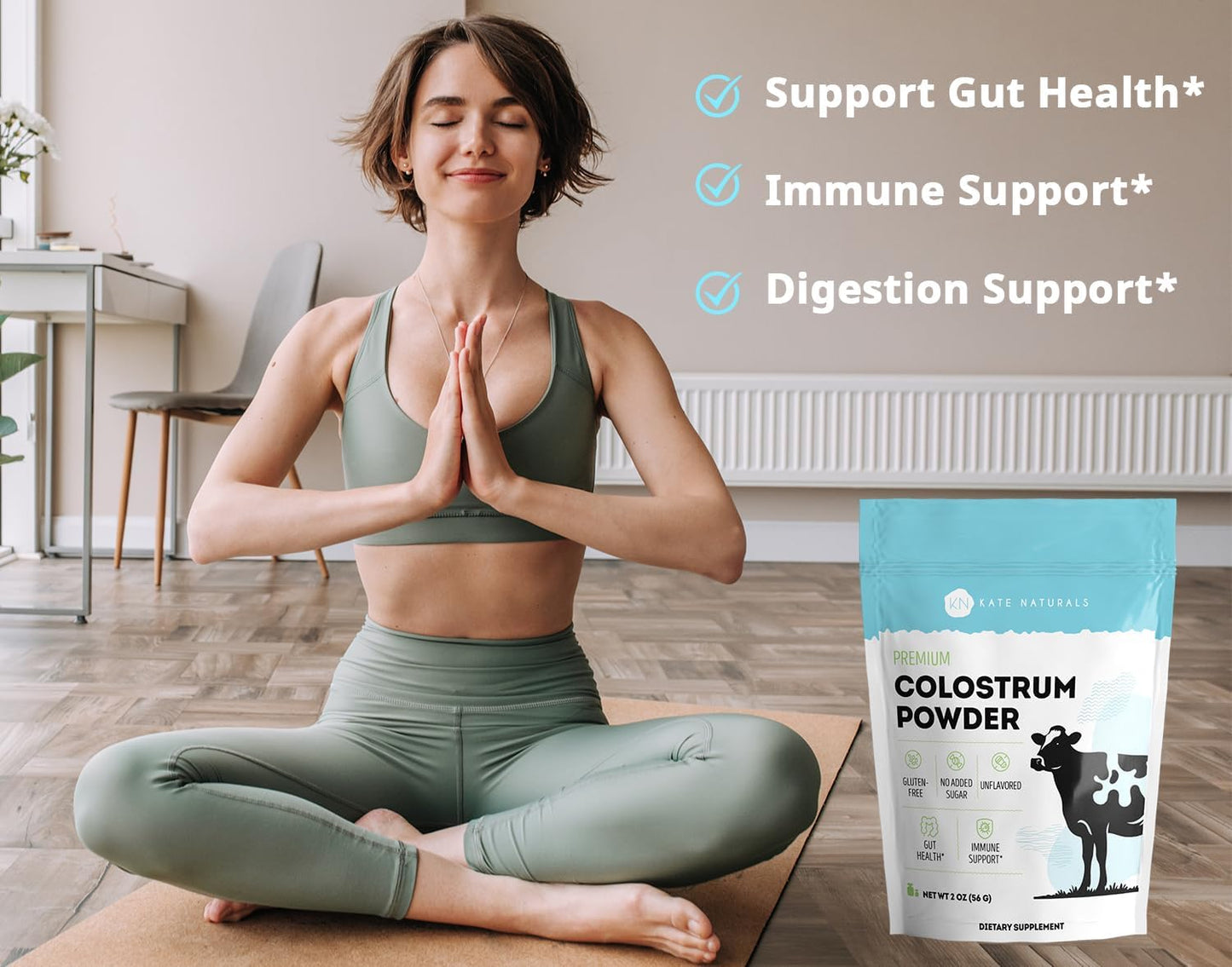 Kate Naturals Colostrum Powder Supplement - 2 oz