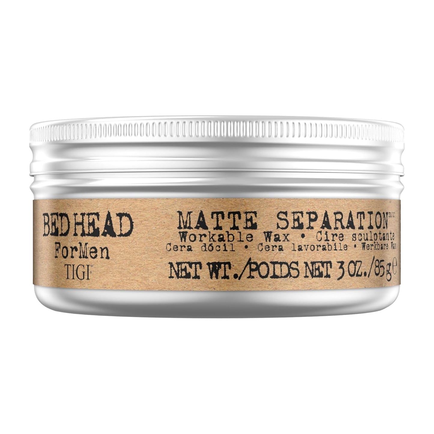 TIGI Bed Head for Men Matte Separation Workable Wax - 3 Ounce