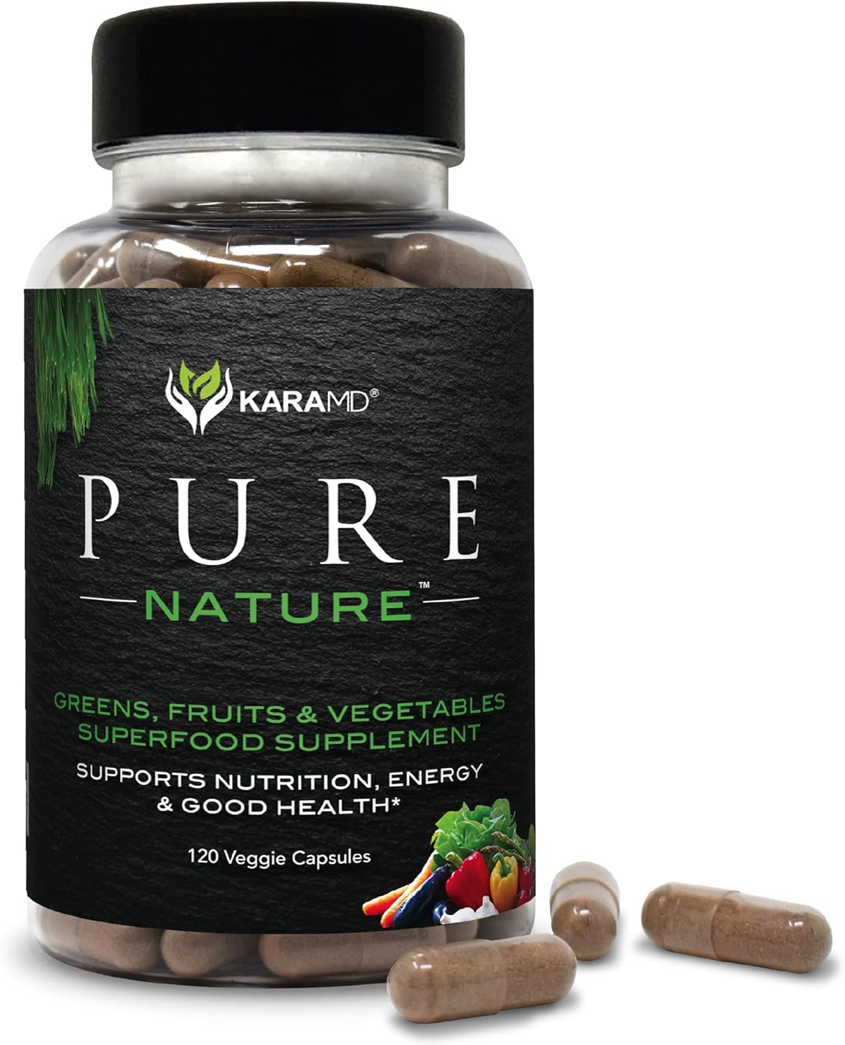 KaraMD Pure Nature Greens, Fruits & Vegetables Whole Food Supplement