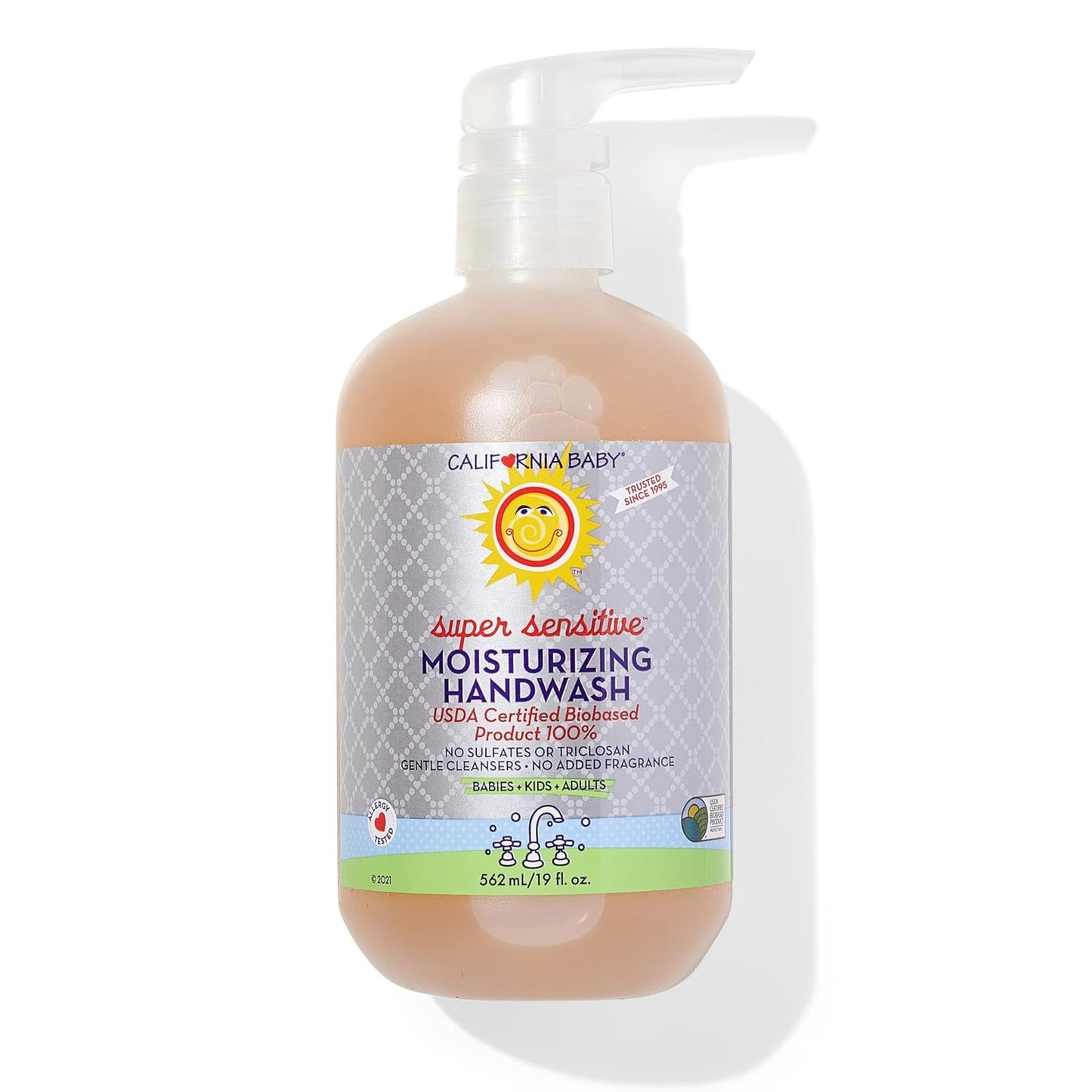 California Baby Super Sensitive Moisturizing Hand Soap 19 oz.