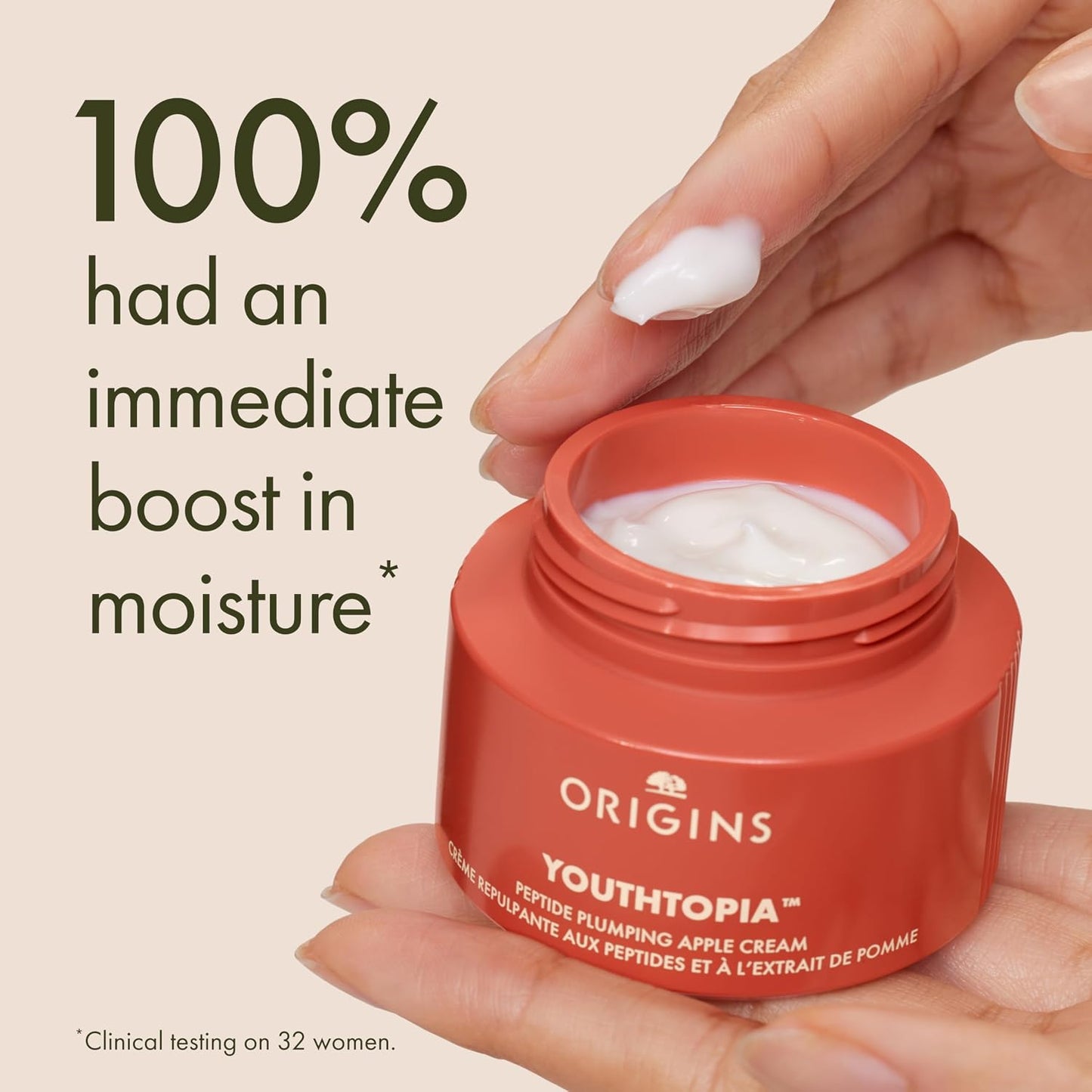 Origins Youthtopia Peptide Plumping Apple Moisturizer - 1.7 Fl Oz