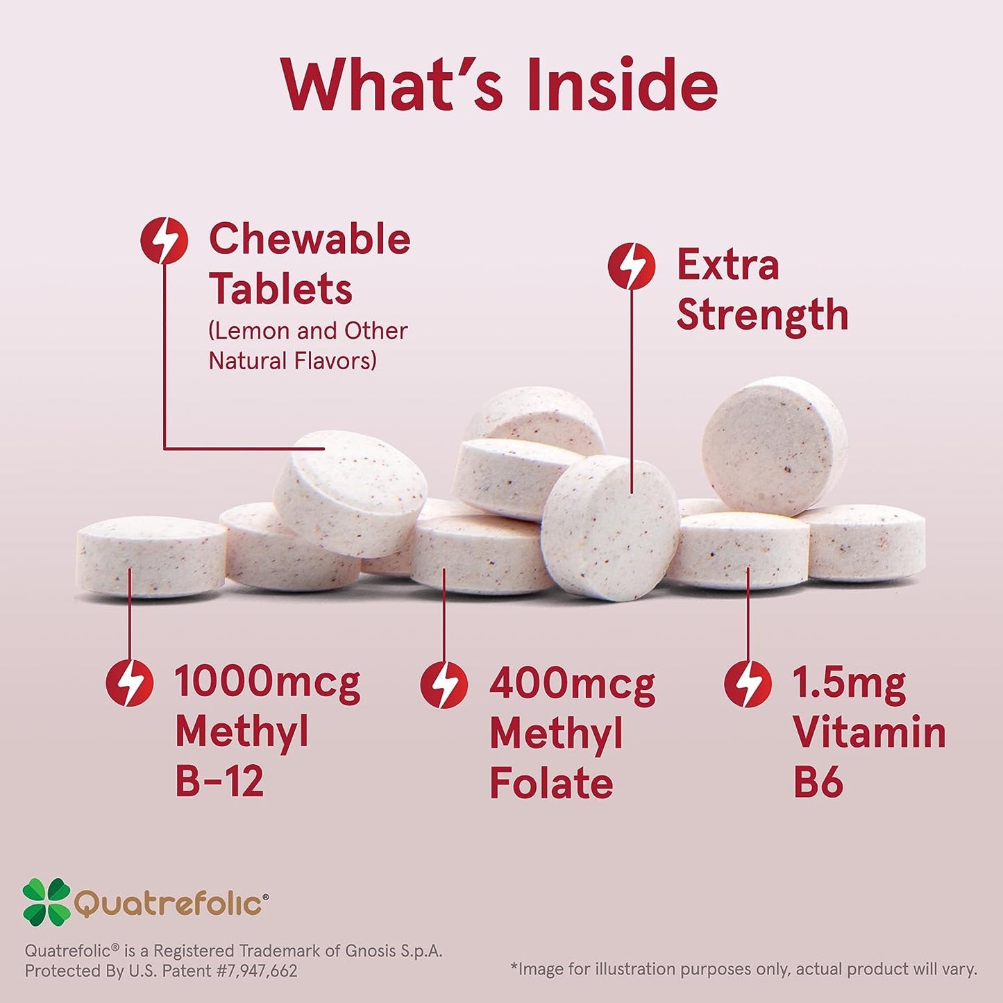 Jarrow Formulas Extra Strength Methyl B-12 100 Chewable Tablets