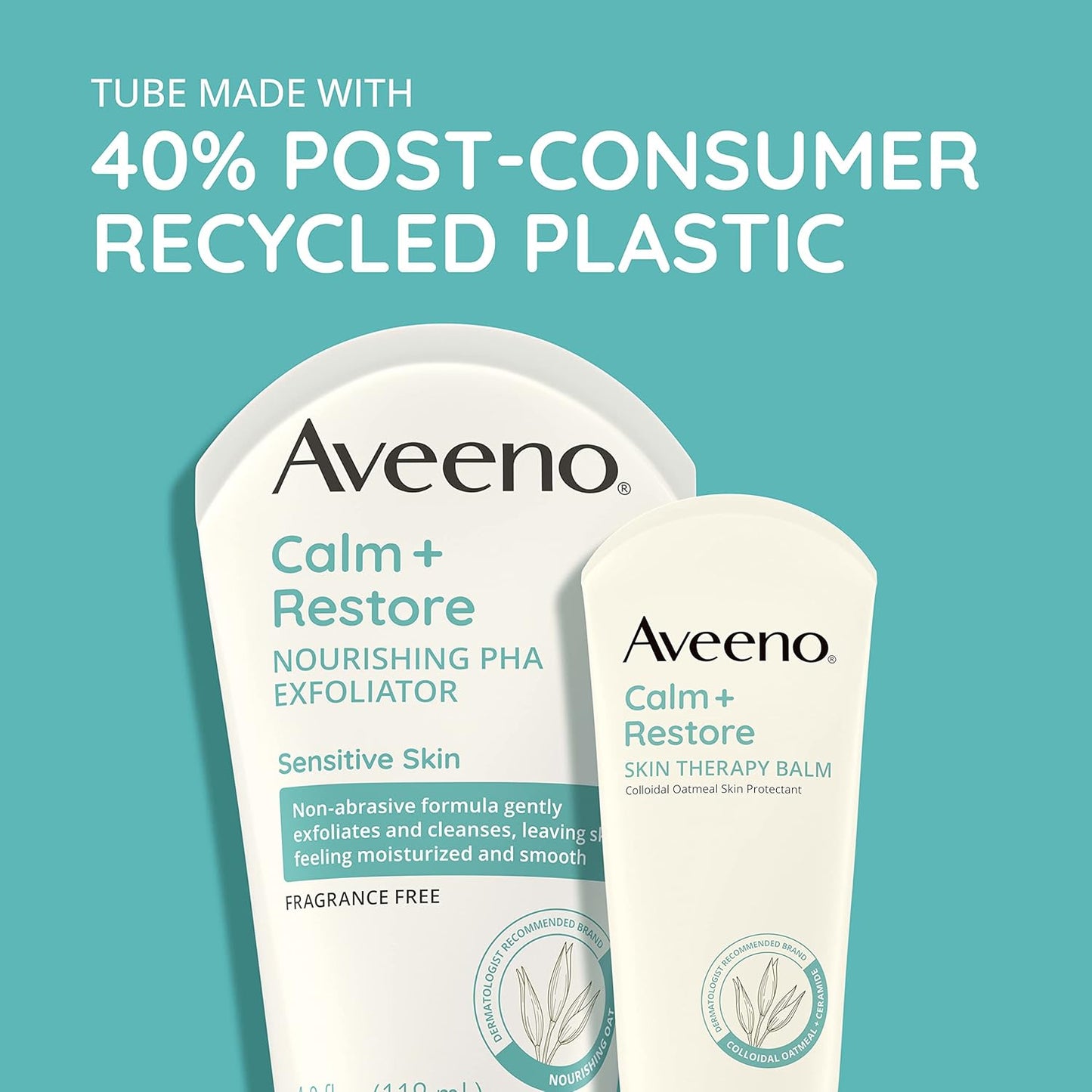Aveeno Calm + Restore Nourishing PHA Facial Exfoliator - 4 fl. oz