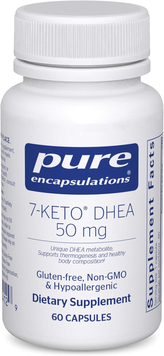 Pure Encapsulations 7-Keto DHEA 50 mg -  60 Capsules