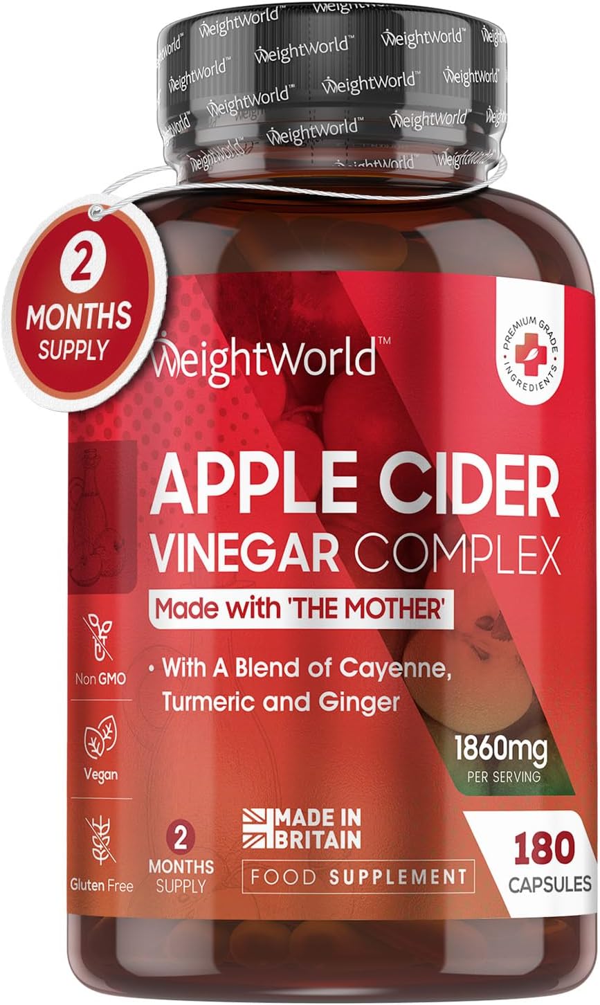 Apple Cider Vinegar with Mother 180 Capsules