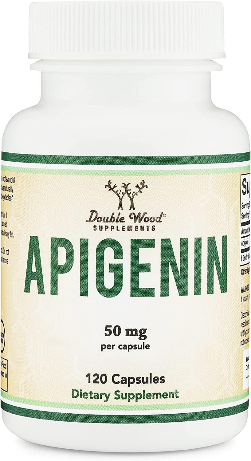 Apigenin Supplement - 50mg per Capsule, 120 Count