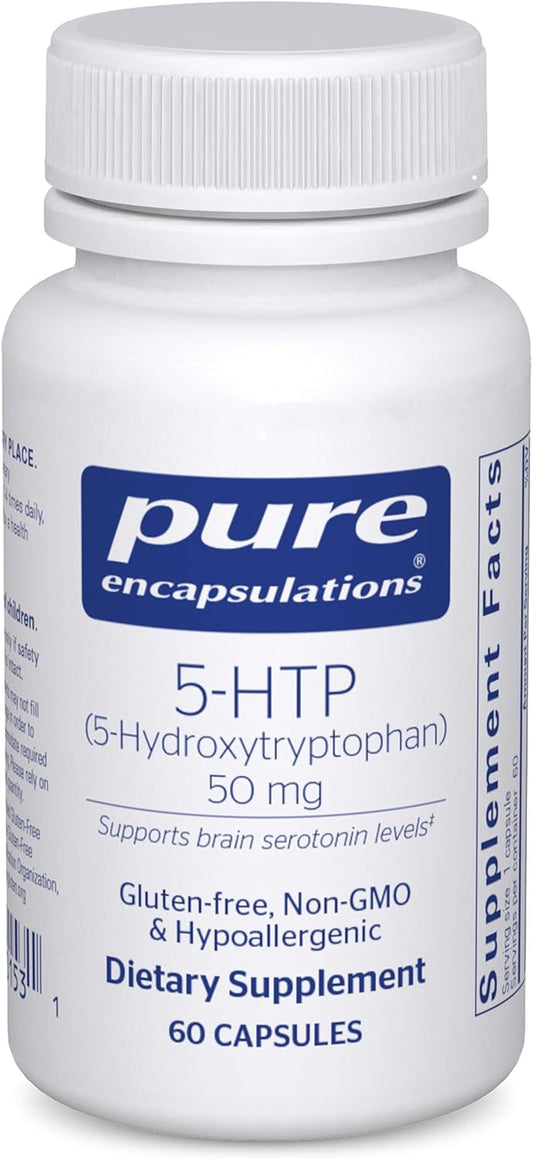 Pure Encapsulations 5-HTP 50 mg - 60 Capsules