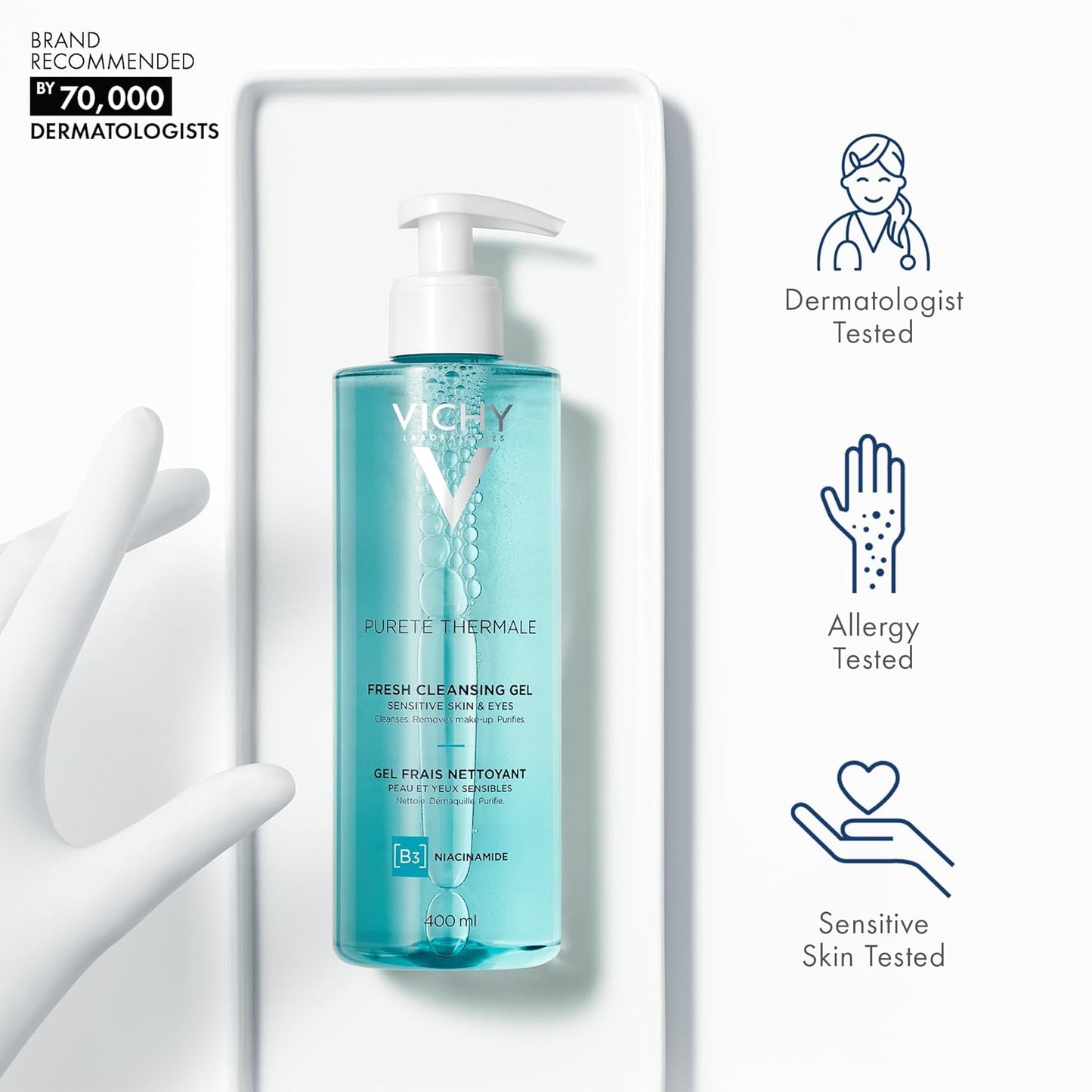 VICHY Pureté Thermale Fresh Cleansing Gel -400ml