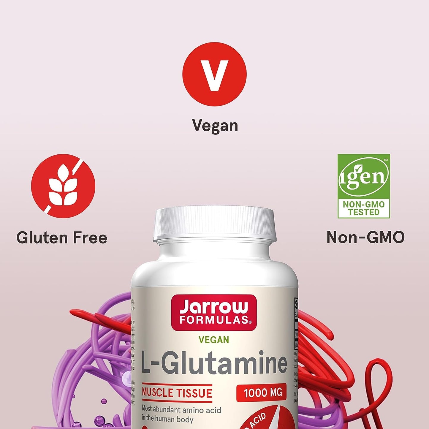 Jarrow Formulas L-Glutamine Muscle Tissue 100 tablets