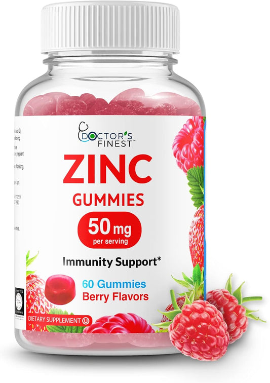 Zinc 50mg Gummies   Berry Flavor  - 60 Count