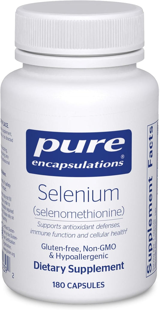 Pure Encapsulations Selenium - 200 mcg -  180 Capsules