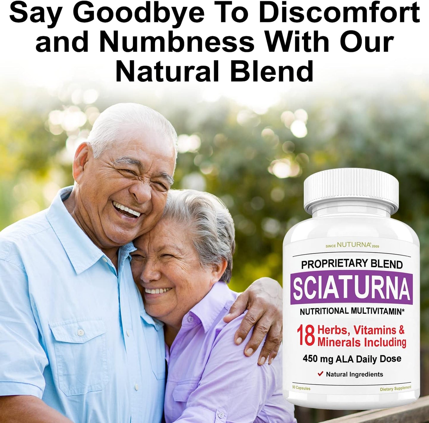Sciaturna Nerve Nutritional Blend with Alpha Lipoic Acid 90 Capsules