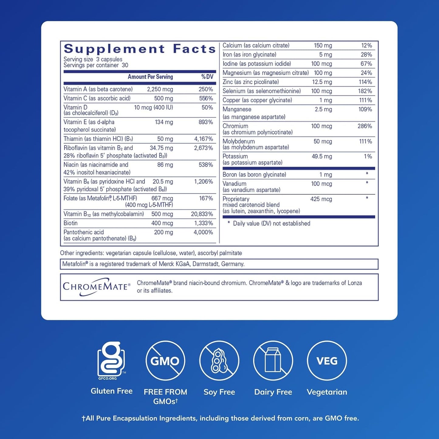Pure Encapsulations Nutrient 950 - 90 Capsules