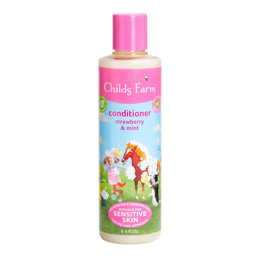 Childs Farm, Kids Hair Conditioner for Dry, Strawberry & Organic Mint - 8.4 Fl Oz