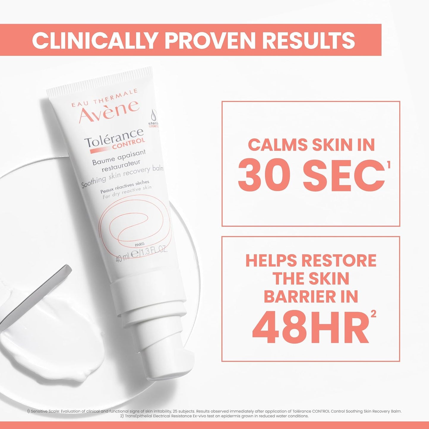 Avène Tolerance Control Soothing Skin Recovery Balm - 1.3 Fl Oz