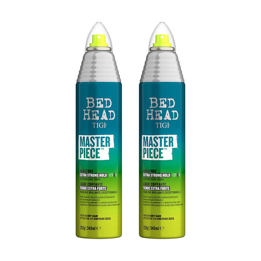 Tigi Bed Head Masterpiece Massive Shine Hairspray -  9.5 Ounce  Pack of 2