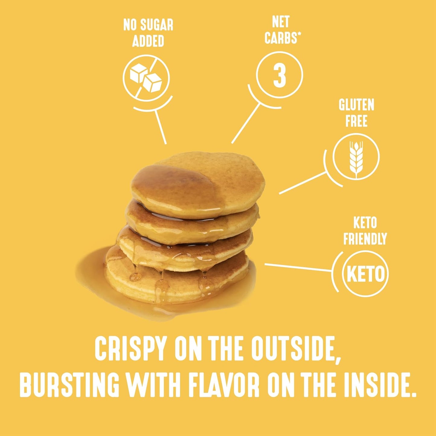 Lakanto Pancake and Waffle Mix - 16 oz