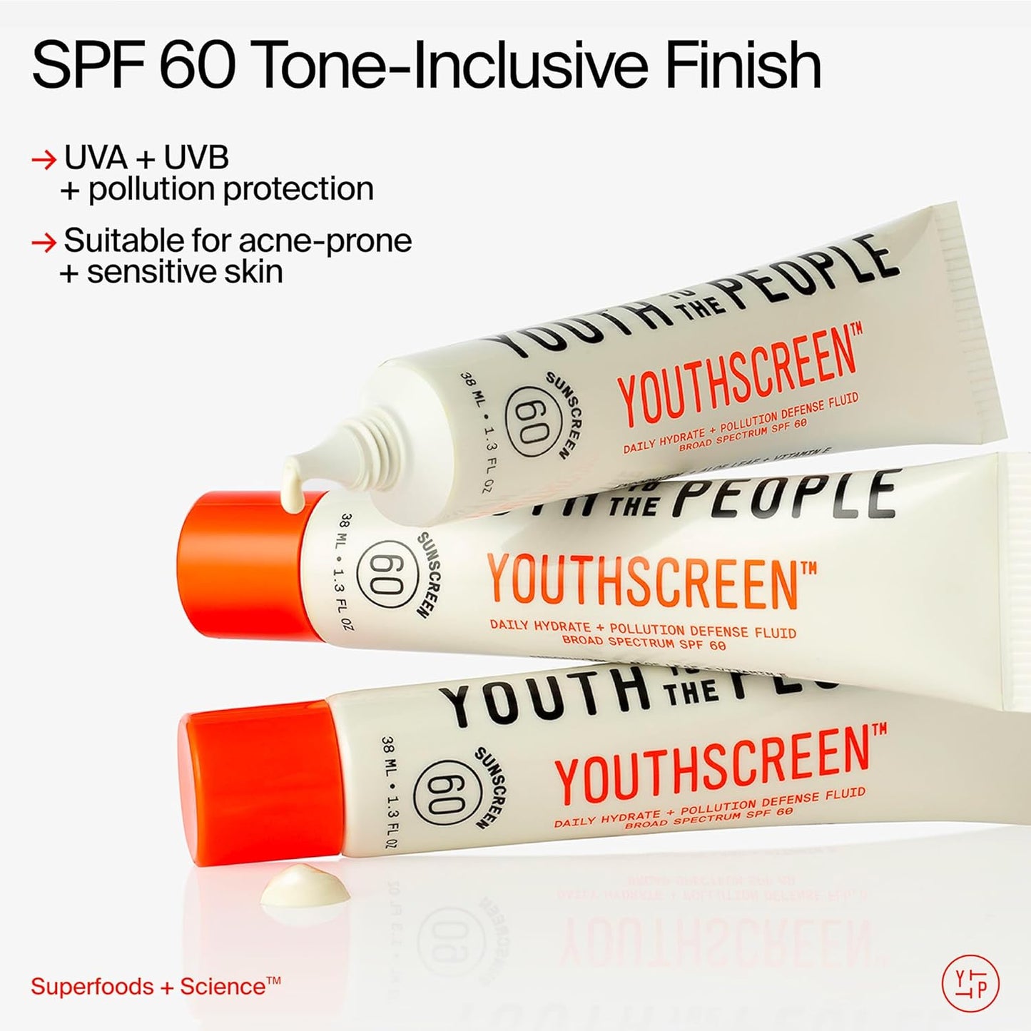 Youth To The People Youthscreen Sunscreen with SPF 60  -1.3 fl oz