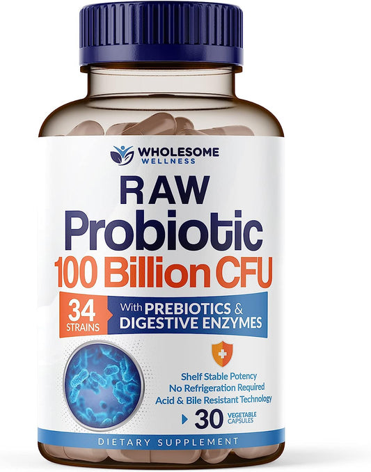 Organic Probiotics 100 Billion CFU 30 count