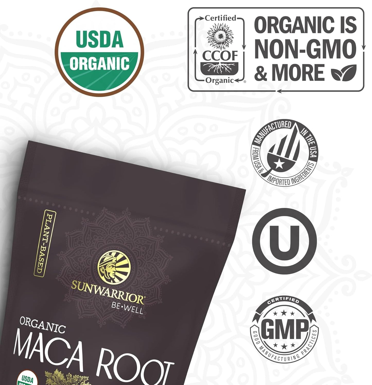 Sunwarrior Organic Maca Root Powder – 8.46 oz