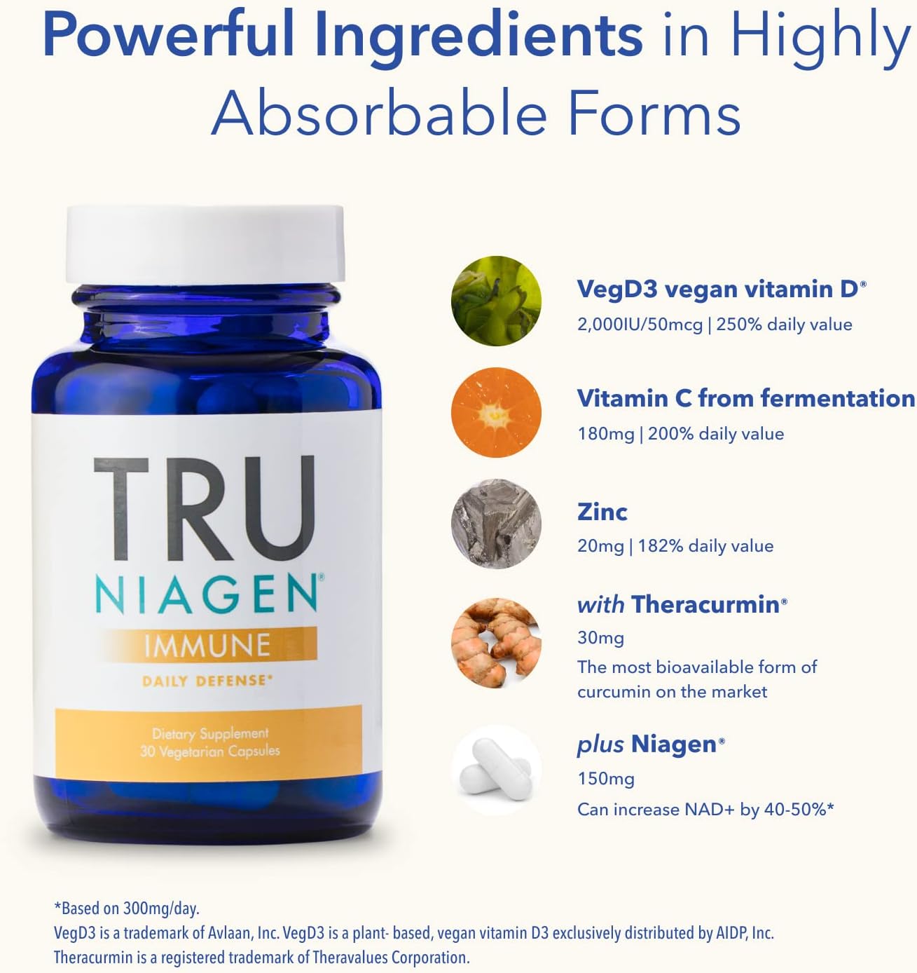 TRU NIAGEN Immune Support Supplement -30ct