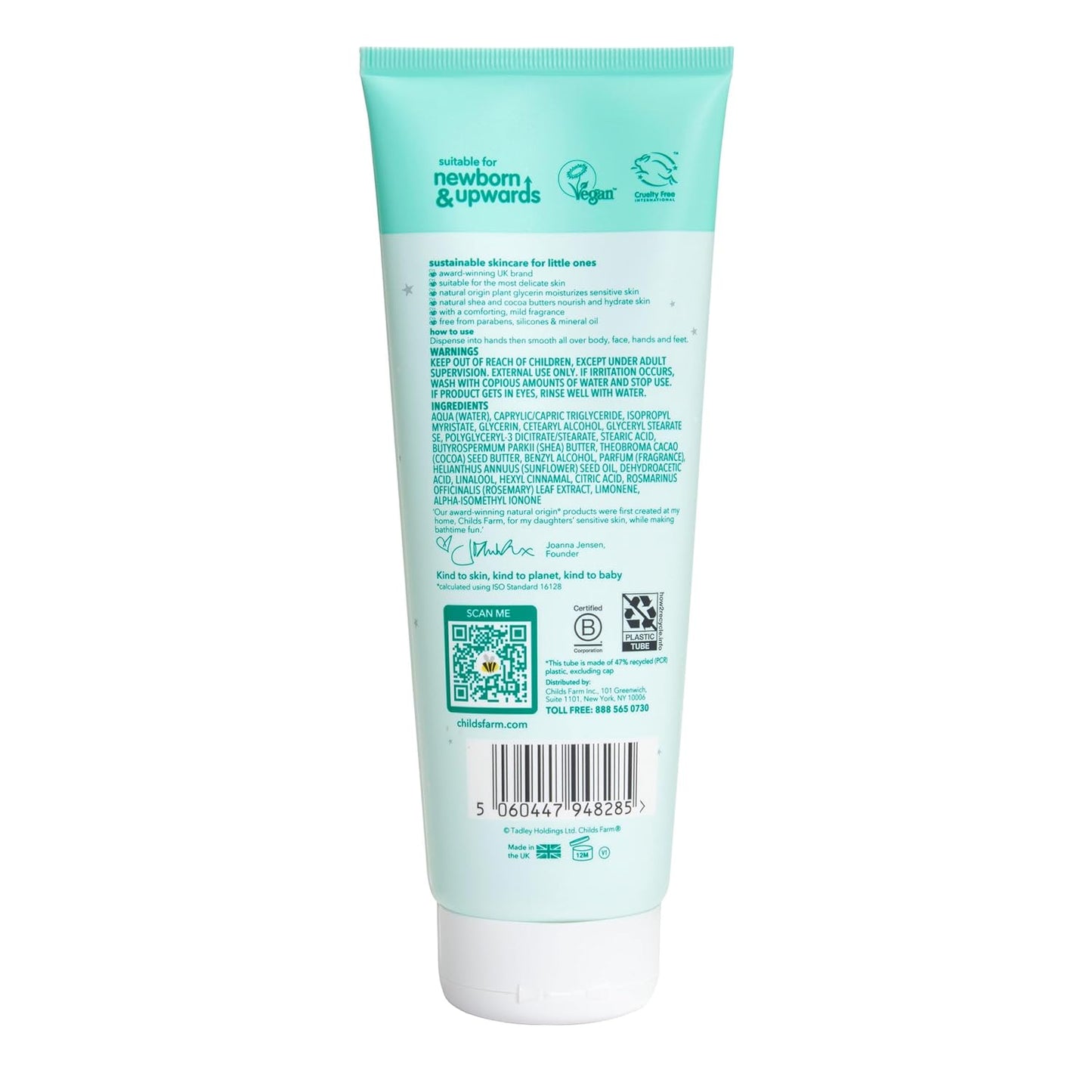 Childs Farm Baby Lotion, Mildly Fragranced 250ml 8.4 Fl Oz