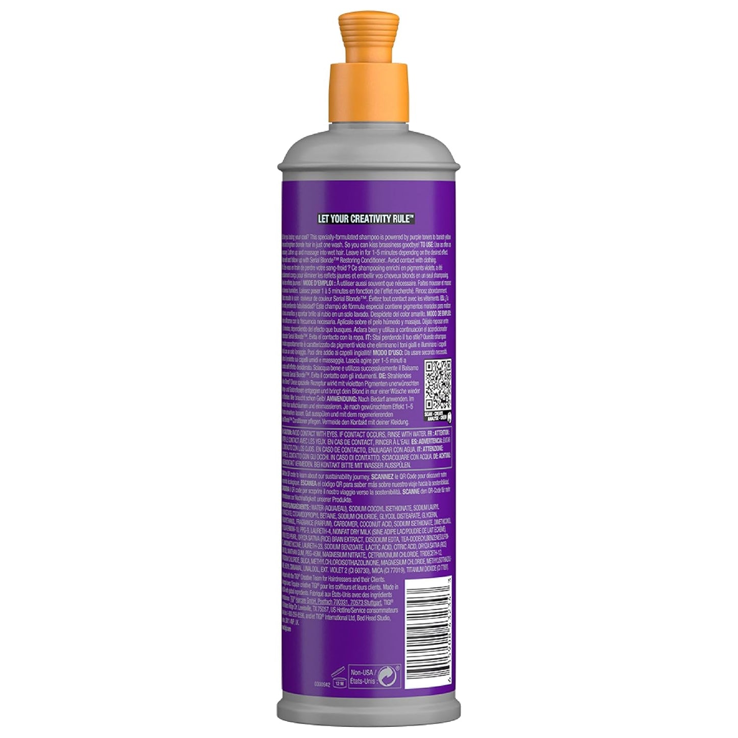 Bed Head by TIGI Serial Blonde Purple Toning Shampoo - 13.53 fl oz