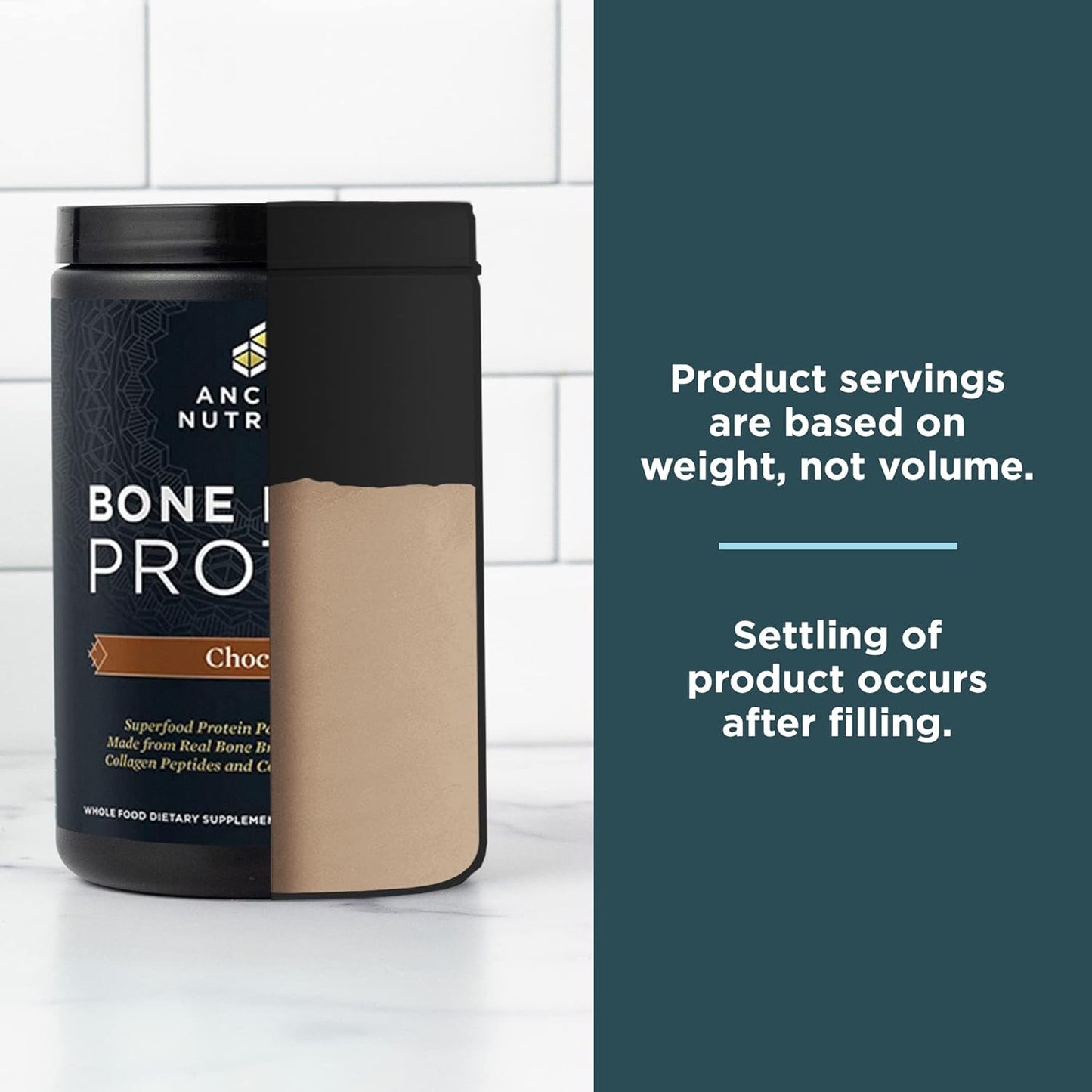 Ancient Nutrition Protein Powder Made from Real Bone Broth, Chocolate