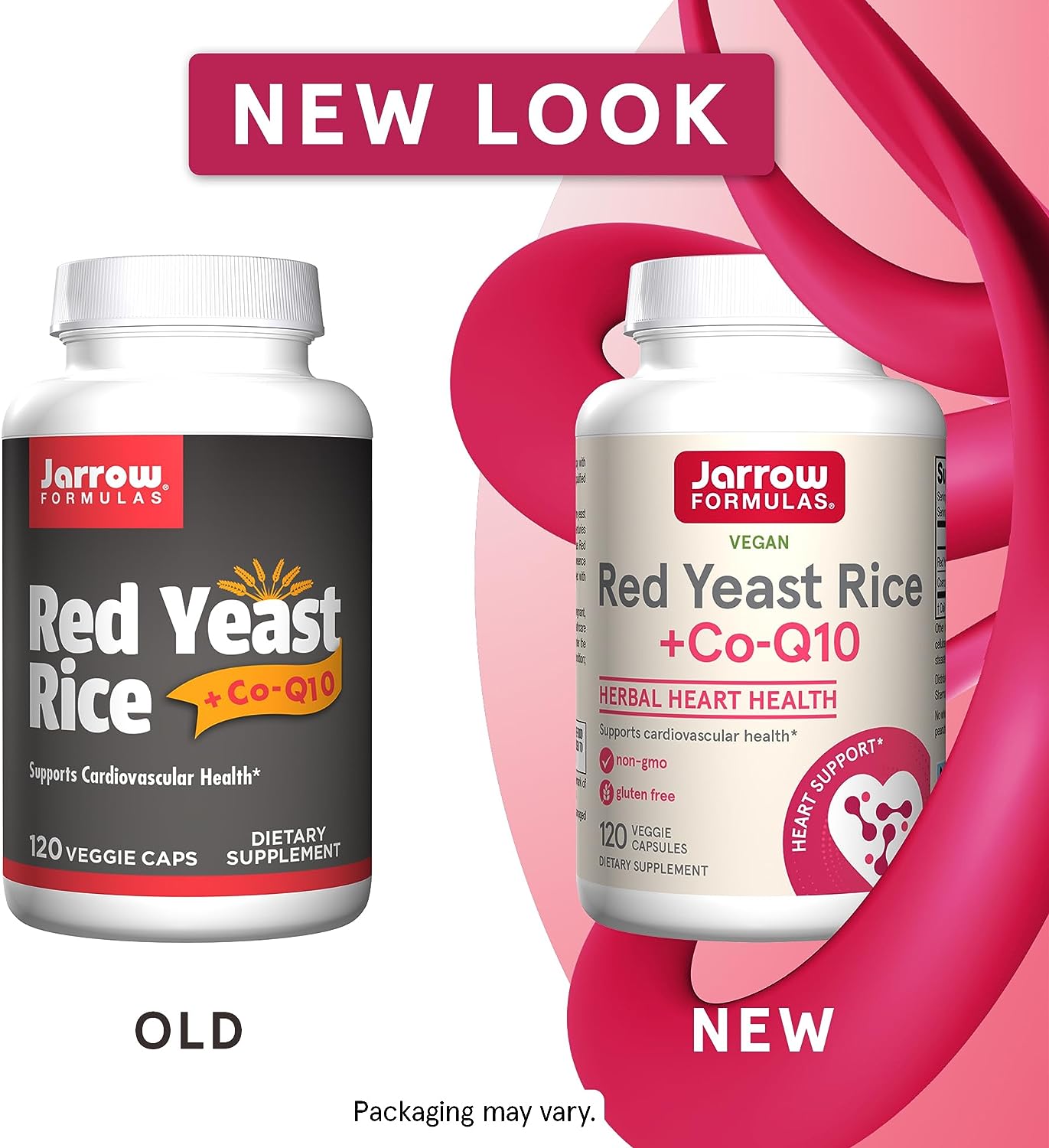 Jarrow Formulas Red Yeast Rice   Co-Q10  120 Veggie Caps