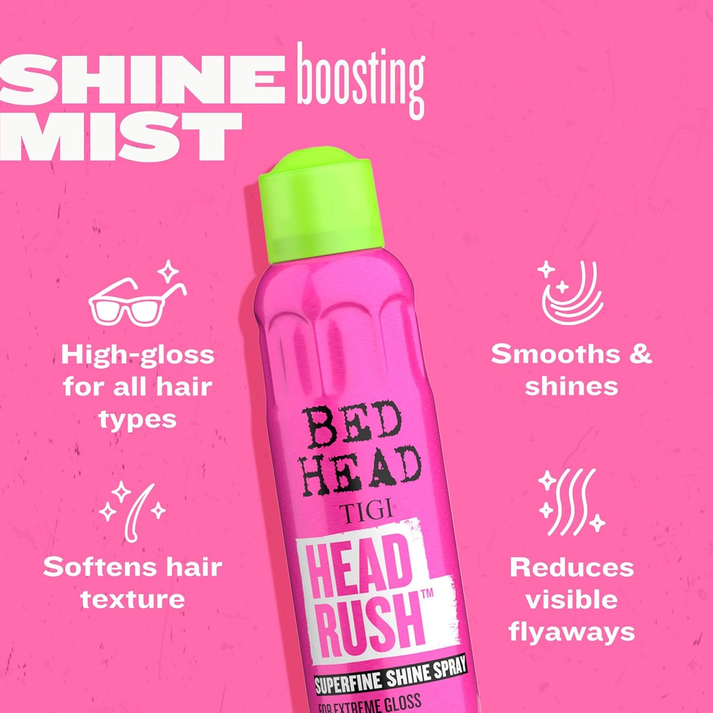 Bed Head by TIGI Headrush Fragrance & Shine Finishing Spray - 5.3 oz