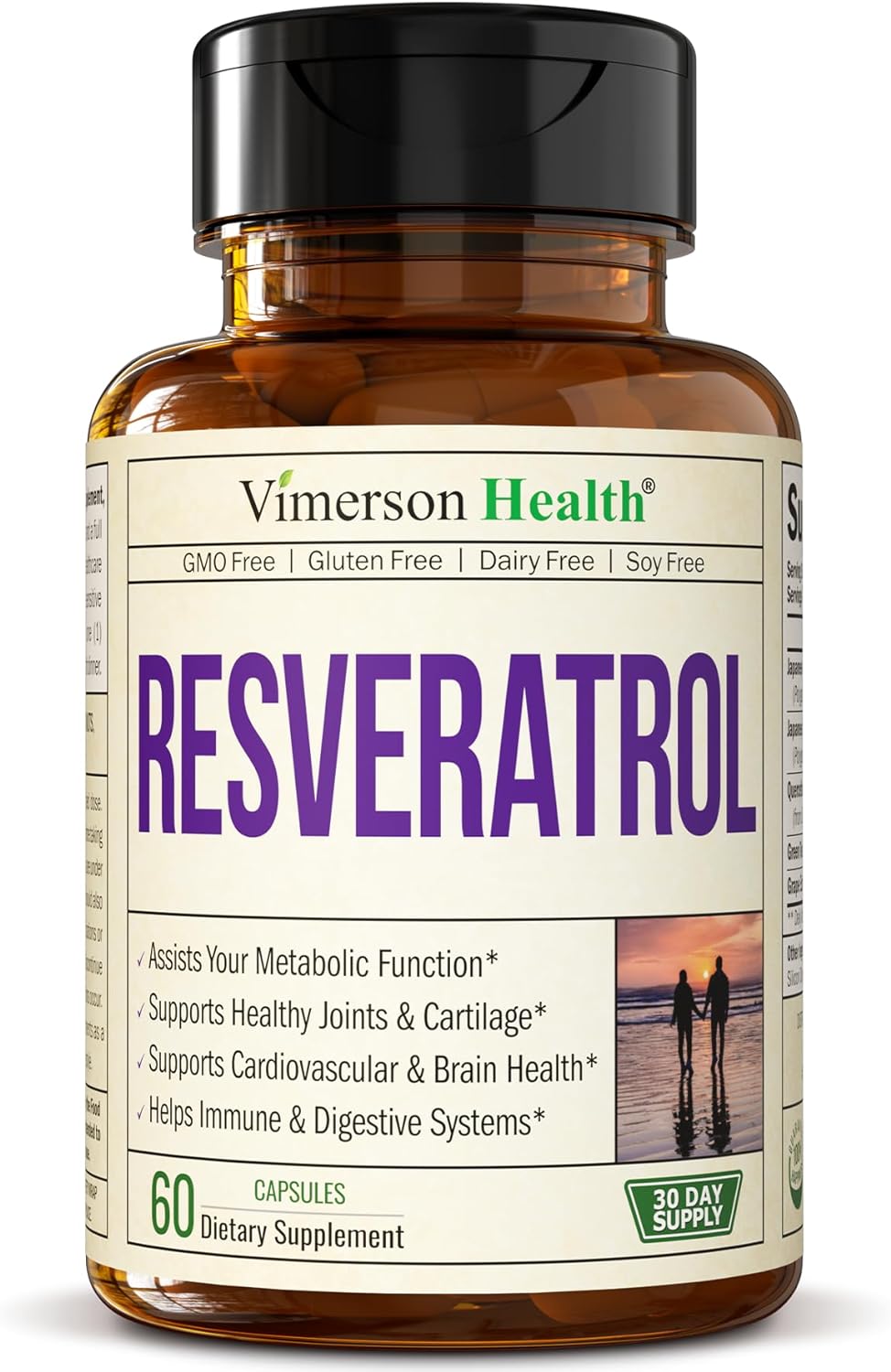 Japanese Knotweed Capsules - Resveratrol Supplement with 1000mg -60 capsules