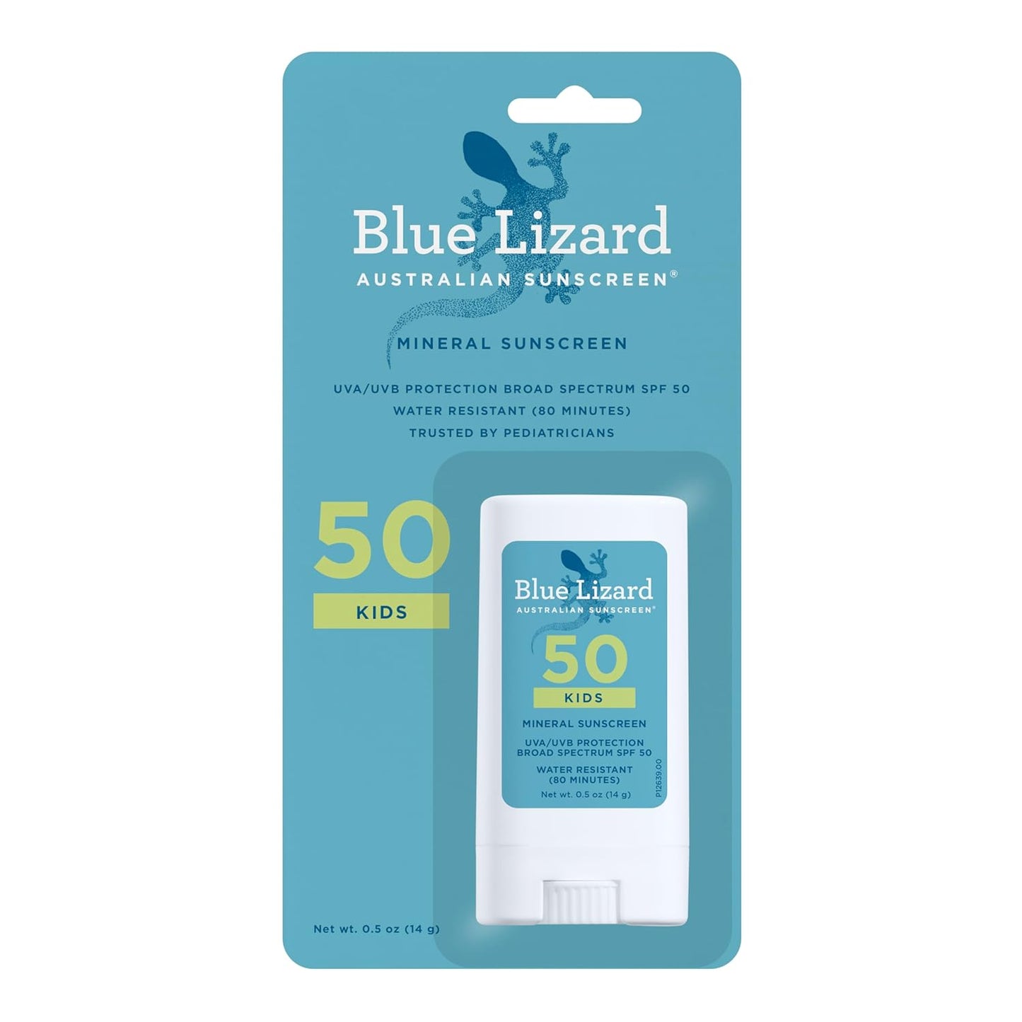 Blue Lizard Kids Mineral SPF 50 Sunscreen Stick, Zinc Oxide - 0.5 oz