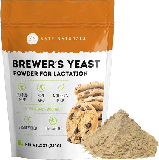 Kate Naturals Brewers Yeast Powder -12 oz