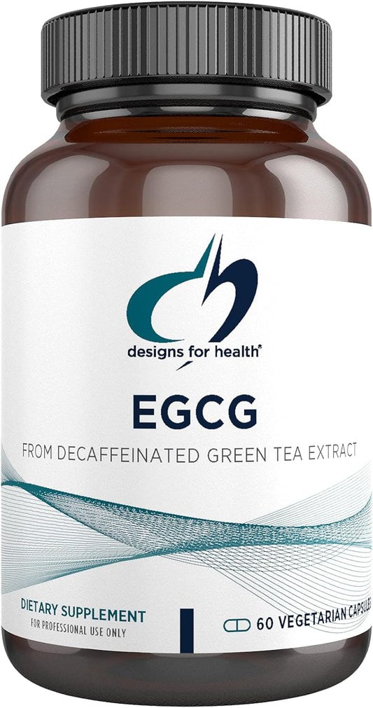 Designs for Health EGCg - Decaffeinated Green Tea Extract (225mg) - 60 Capsules